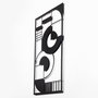 Wallity Hypnosis 2 Escultura de pared de metal negra